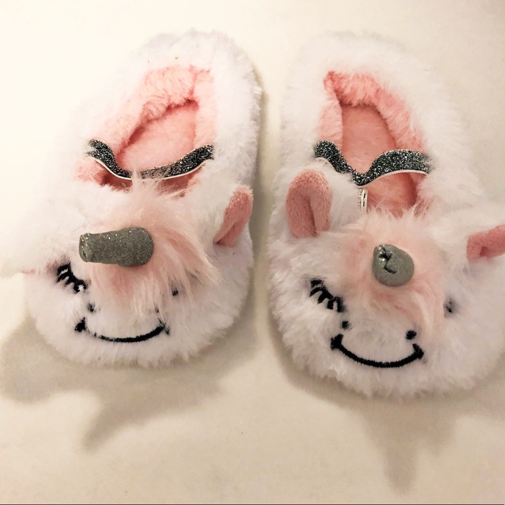Unicorn slippers 12-24 months